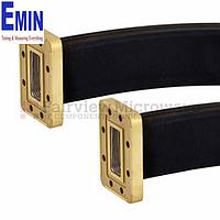 Fairview SMW137SF006-12 WR-137 Seamless Flexible Waveguide in 12 Inch Using CPR-137G Flange With a 5.85 GHz to 8.2 GHz Frequency Range