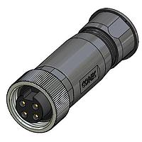 Amphenol CONEC 41-00002 Connectors 4P 7/8 Socket Field Attach Axial