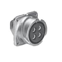 Amphenol Industrial GTC03040-57S(RDS)(023) Receptacles 4P SZ 40 SQ FLANGE SOCKET RECEPTACLE