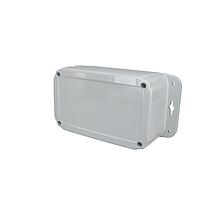 Bud Industries PU-16538 Outdoor Enclosure IP68/NEMA 6P Plastic Enclosure with Mounting Flanges (7.6 X 4.6 X 3.1 In)