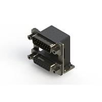 EDAC 663-015-264-059 Dual Port D-Sub Connectors Right-angle Dual Port D-Sub Connector