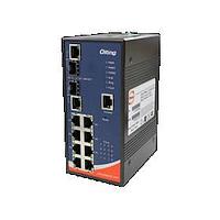 ORing IPS-3082GC-24V Managed Ethernet Switches 10-port managed PoE switch; 8FE/PSE + 2G Combo, 24VDC