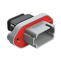 Amphenol SINE Systems AT16-18PE-PM15 18-Way 18 Position Panel Mo d Cap, Keyed E, Gray