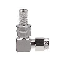 Amphenol Times Microwave Systems EZ-240-SM-RA-X Connectors SMA-MALE (PLUG) CRIMP RIGHT AN