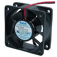 Qualtek Electronics FAD1-06025DSMW12 Axial DC FAN 60x25mm 24VDC Sleeve WIRE