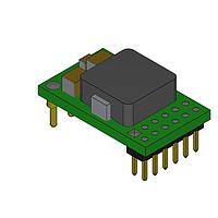 CUI Inc NDM2Z-25HT-V-001 Non-Isolated / PoL 4.5-14Vin .6-3.3V TH 25A 82.5W Digtl VTRK
