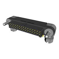 Amphenol Socapex MHDAS2M030YCE61 Connectors Micro HDAS 30 male right angle pc tail contacts30 position pin 1.27 mm 2 row right Angle