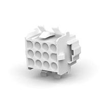 AMP Connectors - TE Connectivity 770055-1 Receptacle Housings 12P UMNL II CAP- FRONT 94VO