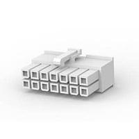 AMP Connectors - TE Connectivity 1-1586765-4 Receptacle Housing 14P RCPT DUAL F/H GLOW WIRE