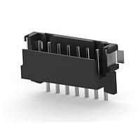 AMP Connectors - TE Connectivity 292173-7 Shrouded HDR 7 POS BLK SMT 2mm