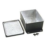 Hammond Manufacturing 1590WCFBK Die-cast box Diecast Aluminum , Black Flanged 4.70 x 3.70 x 2.22