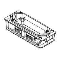 HARTING 9405160312 Heavy Duty Power Connectors 16B HPR Compact Bulkhead Housing, Screw Locking, w/ flat gasket