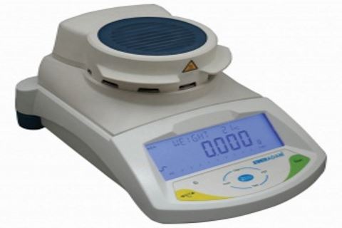 Moisture analyzer inspection in a laboratory or industrial quality control environment