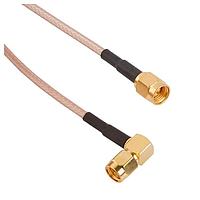 Amphenol RF 135103-01-48.00 RF Cable Assemblies SMA R/A Plug to SMA ST Plug RG-316 48 in