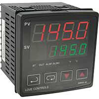 Dwyer 4C-3 1/4 DIN Temp Controller, ON/OFF/PID, Auto-Tuning, Multi Input