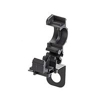 HellermannTyton 151-02986 Conduit Tubing Clamp Conduit Clamps, Size 25, Mounting Hole 10.6 mm, Offset 50.0 mm, PA66HIRHS, Black, 50/pkg