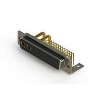 EDAC 630-43W2650-2TC Mixed Contact D-Sub Connectors Right-angle Power Combo D-Sub Connector