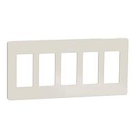 Square D SQWP141005LA Cover Frame 5 GANG SCREWLESS MATTE WALL PLATE LA