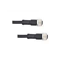 Amphenol LTW MSBS05FL-SBSFL-SB005 Sensor Cables / Actuator Cables M12 Circular Metric Connector, B Code, Metal, 4A, 05 pins, Female Connector, Female Contact, Straight-to-Straight, Screw Thread, Overmolded Double Ended, Length 5000mm, IP68 / IP69K
