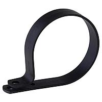 Essentra Components N-24B-BK Cable Mounting & Accessories Clamp,Screw Mnt,Black,1-1/4 in-1.5 in