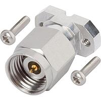 Amphenol SV Microwave SF1611-60021-1S PCB Connectors 2.4mm M Solderless 2 Hole w 4.76mm Scws