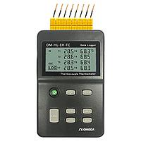 OMEGA OM-HL-EH-TC 8 Channel Handheld Thermocouple Thermometer/Data Logger (-200 to 1372 °C, TC Type)