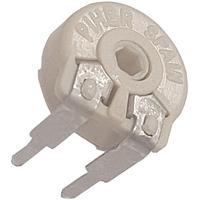 Amphenol Piher PTC10MV10-103A2020-PM Trimmer Resistors 10mm cermet through hole potentiometer 0,33W Vertical adjust resistive value 10K Ohm Linear taper tolerance 20%