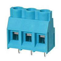 Same Sky (formerly CUI Devices) TB005-762-04BE Fixed Terminal Blocks Terminal block, screw type, 7.62 , horizontal, 4 poles, CUI Blue, slotted screw, PCB mount
