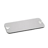 Hammond Manufacturing 1455UAL-10 Panel, End 1455U ALUM END PLATE, PK OF 10