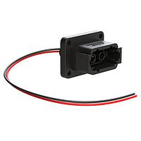 Amphenol SINE Systems ATHP042P25ELC-BLK Heavy Duty Power Connectors 2 Position Receptacle with High Voltage Interlock Loop and EMC Shielding,  C Position, Black. Contacts ordered separately.