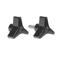 Davies Molding 3040BL Knobs & Dials Three Arm Knobs