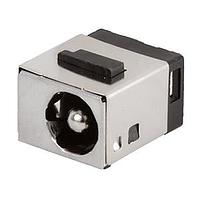 Same Sky (formerly CUI Devices) PJ-108H Receptacles 1.65 x 5.9 mm, 5.0 A, Panel Mount, Through Hole, Shielded, Dc Power Jack