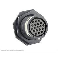 Eaton Souriau-Sunbank UTGX71419SY Receptacles Jam nut receptacle, without backshell, for 19 female contacts, IP68/69K, keying Y