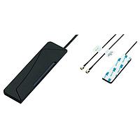 Taoglas GSA.8827.A.101111 Passive Antenna Phoenix GSA.8827 5G/4G I-Bar Adhesive Antenna, SMA(M), 1m RG-174