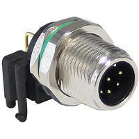 Bulgin PXMBNI12RAM08APCM12 Right Angle M12 A-coding 8 Pins Male R/A Mount