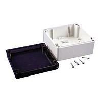 Hammond Manufacturing 1554N2GYSL Enclosures General Enclosure - Grey/Smoke Lid - 4.7 x 4.7 x 2.4in - Polycarbonate - N4X