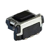 Same Sky (formerly CUI Devices) TS22-45-035-BK-260-SMT-TR Tactile Switches 4.5 x 4.8 mm, 0.35 mm Actuator Height, 260 gf, Surface Mount, SPST, Black
