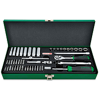 TOPTUL GCAD5004 1/4" DR. Socket Set (50 pcs, 12PT)