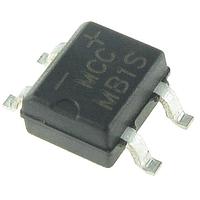 Micro Commercial Components (MCC) MB1S-TP Single Phase Bridge 100Vr 70Vrms 100V 35A 1.0V 13pF