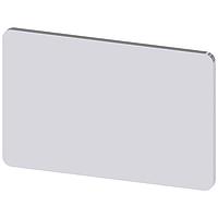 SIEMENS 3SU19000AD810AA0 Labeling Plate INSCR. PLATE, SILVER 17.5 X 27MM, BLANK