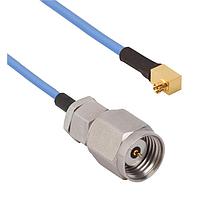 Amphenol SV Microwave FRSMPS-047-MS185-060 RF Cable Assemblies SMPS R/A F  1.85mm STR M 6"Cable