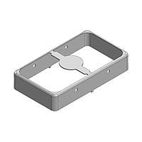 Masach Tech MS353-10F-NS EMI/RFI Shield Frame, Two-Piece 35.3 x 20 x 6.4mm Two-piece Drawn-Seamless RF Shield/EMI Shield FRAME (Nickel-Silver)