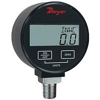 Dwyer DPGW-05 Digital Pressure Gauge for Air/Liquids/Gases – 1% Accuracy, NIST Options (Gauge, 15 psi, NPT Male, 1/4 in)