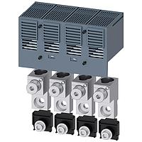 SIEMENS 3VA93740JC24 Wire Connector BRKR 3VA5/6 400A 4P LUG W/TAP CVR 1W 2W