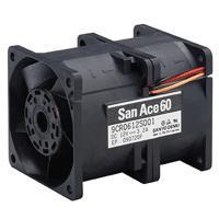 Sanyo Denki 9CRA0312J401 Axial DC Axial Fan, 38x38x48mm, 12VDC, Counter Rotating, Tachometer