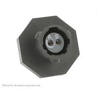 Eaton Souriau-Sunbank UTS78E2SM12 Receptacles Plastic threaded receptacle, without backshell, with 2 female solder contacts, IP68/69K in unmated conditions