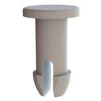 Essentra Components 27PIF0011 Push-In Push In Fastener, .115 Hole, .208 Panel Thk