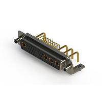 EDAC 630-36W4650-1TD Mixed Contact D-Sub Connectors Right-angle Power Combo D-Sub Connector
