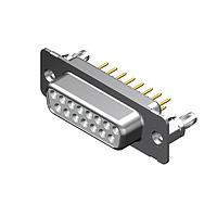 Molex / FCT 173109-1462 Standard Density FCT DSUB STR PC RCPT 25 PN W/SNAPIN