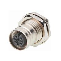 Molex 1204040006 Connectors RECP 4P FM(ST) A-Coded BK Panel MT M16 PCB Pins